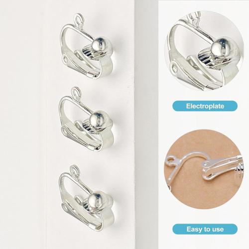 CoguZed 36-Piece Clip-On Earring Converter Set – Universal Fit for Pierced & Non-Pierced Ears (Gold & Silver Tones, Hypoallergenic Metal, Reinforced Secure Closure, Reusable)