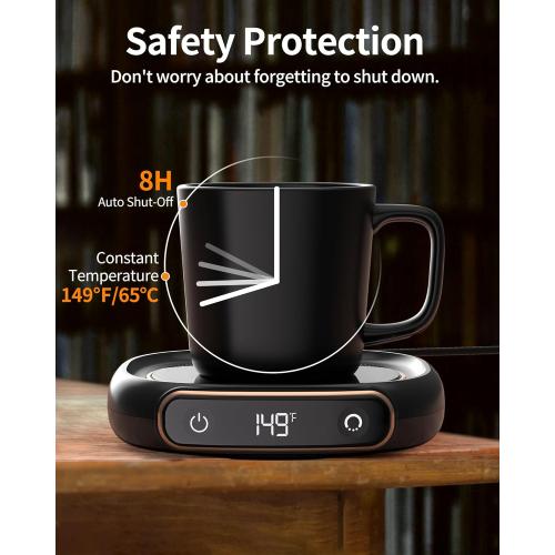 Coffee Mug Warmer, Mug Warmer for Desk, Electric Beverage Warmer for Coffee/Tea/Milk in Your Home & Office, Coffee -11 no Cup