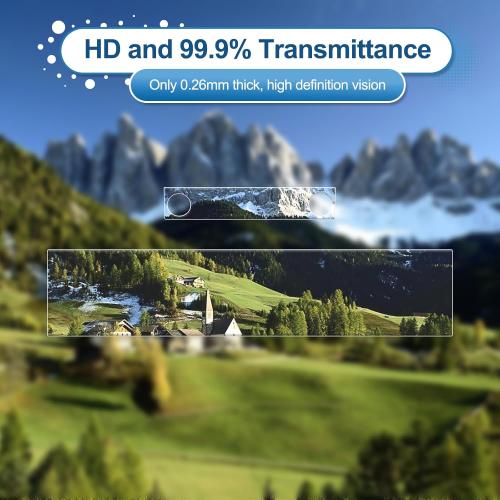 2024 2025 2026 Santa Fe Screen Protector for Hyundai Santa Fe (SEL/XRT/Limited/Calligraphy) (Dual 12.3Inch&AC Displays), 9H Tempered Glass 2026 2025 Santa Fe Hybrid Accessories HD Transparent