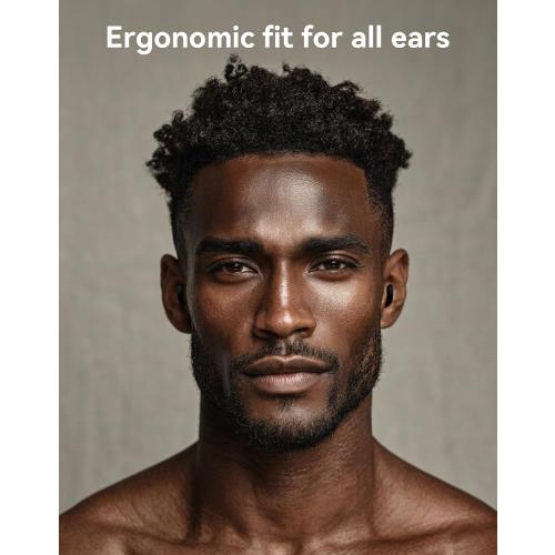 Ear Plugs for Sleeping 45dB Noise Cancelling Ear Plugs for Noise Reduction & Snoring, Concerts, Earplugs for Sleep,Sider Sleepers Airplane, Silicone Earplugs Reusable Concert Ear Plug 8Tip Obsidian