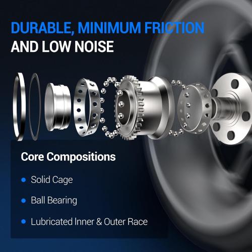 Autoround 515142 [2-Pack] 4WD Front Wheel Bearing and Hub Assembly Compatible with 2011-2014 Ford F-150 Expedition, Lincoln Navigator, 6 Lug W/ABS (Exc. Heavy Duty)