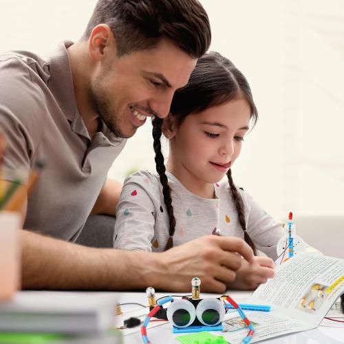 Science Circuit Kit Electricity for Kids, STEM Electrical Light Bulb Experiment, Electric Science Gifts Fair Project Kits Age 8-12, Fruit Energy Experiments Circuits Engineering Projects