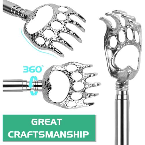 6 Pack Back Scratcher Fathers Day Dad Gifts, White Elephant Gifts for Adults, Stocking Stuffers for Men Women Teens, Prizes for Adults, Extendable Bulk Back Massager for Thanksgiving Birthday (Blue)