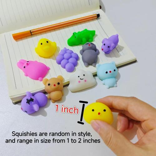 80Pcs Party Favors for Kids 4-8, Kawaii Squishies Mochi Squishy Toy Bulk Fidget Sensory Toys Birthday Gifts for Boys Girls, Easter Basket Stuffers Egg Fillers Treasure Box Classroom Prizes Goodie Bag