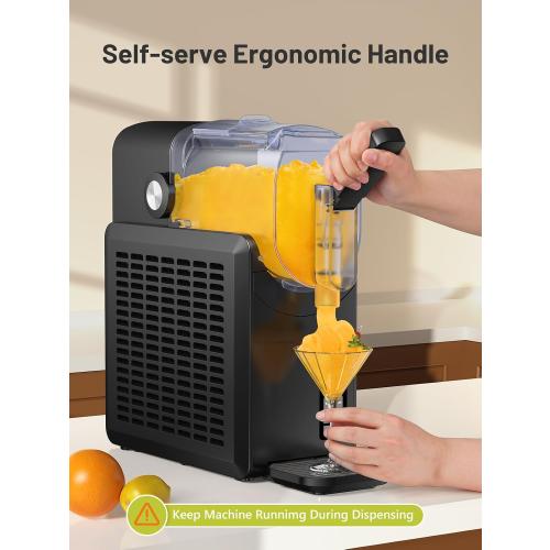 KEENSTAR Slushie Machine, 88oz Slushy Machine for Home with Self-Cleaning, Professional Frozen Drink Maker, No Ice Needed, 5 Preset Programs for Frozen Margaritas, Frappés, Milkshake & More