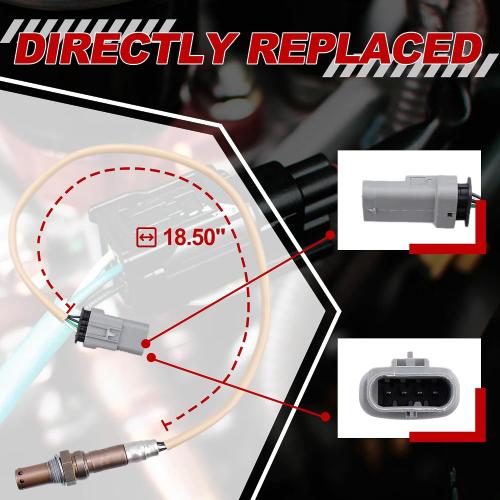 Oxygen Sensor Upstream 234-4940 234-8081 Compatible for Chevy Silverado Suburban Tahoe Colorado Malibu Compatible for GMC Canyon Sierra Yukon Compatible for Cadillac Escalade 2014-2020