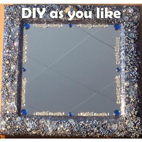 8 Square Mirror Centerpieces for Tables Decorations, 10 Pack Acrylic Square Mirror Tray Candle Plate 2mm Thickness Mirror Centerpiece Table Decorations for Wedding Decorations Party, Wall Decor