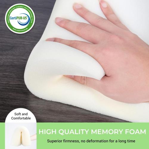 COOLBEBE Cervical Neck Pillows for Pain Relief, 2PCS Foam Neck Support Pillows for Bolster, Neck Roll Pillow for Sleeping and Spine Protecting (2pack)