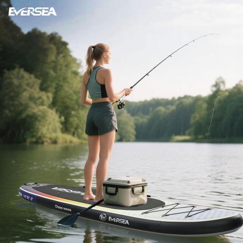 Inflatable Stand-Up Paddle Boards – Available 32/33/34 Widths Inflatable Paddle Board with SUP Accessories, Camera Mount, Basic All-Around SUP Board for All Skill Levels, Up to 450lbs