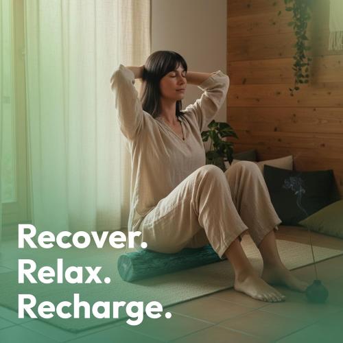 Soft Density Foam Roller 36 x 6 – Low Density Physical Therapy Roller for Exercise, Pilates, Yoga, Gentle Massage & Muscle Recovery – Green Marbled Round