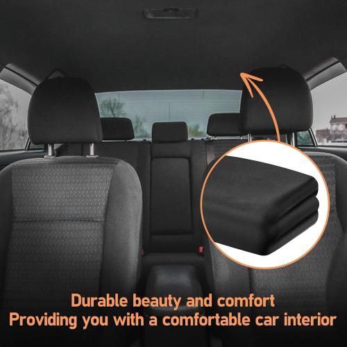 Suede Headliner Fabric Black 98 x 60 Inches with 4mm Thick Foam Backed Headliner Fabric for Car Suede Material Rubber Seam for Automotive auto Trucks Interior Repair