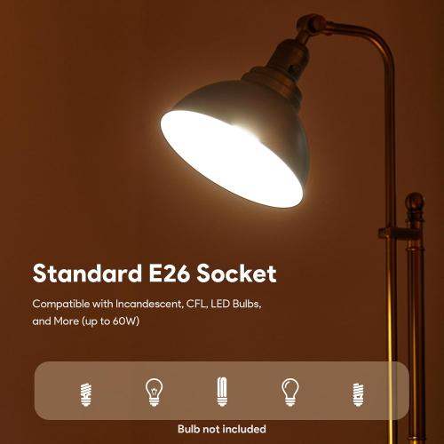 VONLUCE Industrial Floor Lamp 65, Adjustable Standing Lamp for Living Room