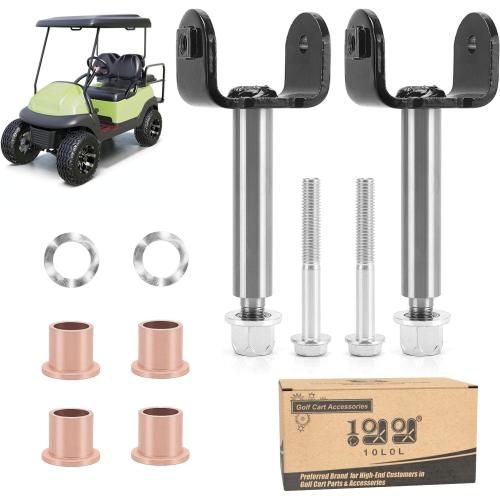 10L0L Complete Front End King Pin Kit for Club Car Precedent 2003.5-up Gas/Electric Golf Cart, OEM# 102287201 103638601 103638801