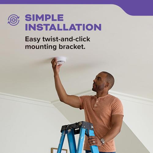 Kidde Hardwired Smoke & Carbon Monoxide Detector, AA Battery Backup, Voice Alerts, Interconnectable, LED Warning Light Indicators, 2 Pack