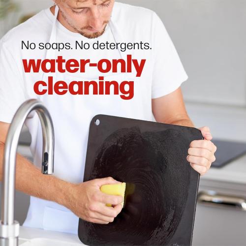 Pizza Steel PRO by Hans Grill | XL 1/4 Thick Square Conductive Metal Baking Steel for Oven and BBQ Cooking Pizzas | Bake and Grill Bread and Calzone with our Cast Iron Pizza Stone