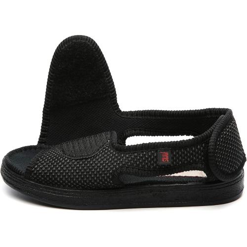 Size 38 JIONS Women Men Adjustable Velco Extra Wide Shoes Swollen Feet Diabetic Edema Boots Slippers Indoor Outdoor Sandals Unisex Large
