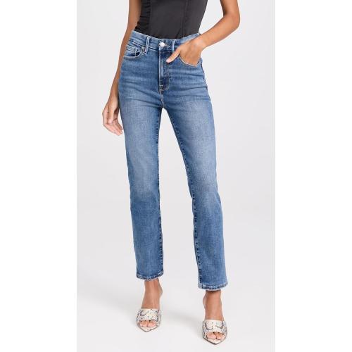 Always Fitting Good Legs Straight Jeans by good american 14/32