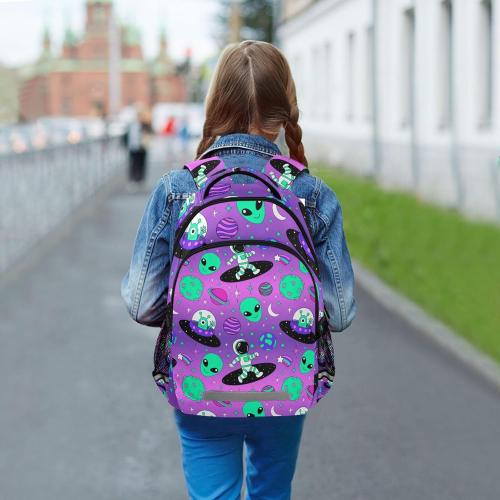 Cute Astronauts Alien Space Backpacks for Girls Boys