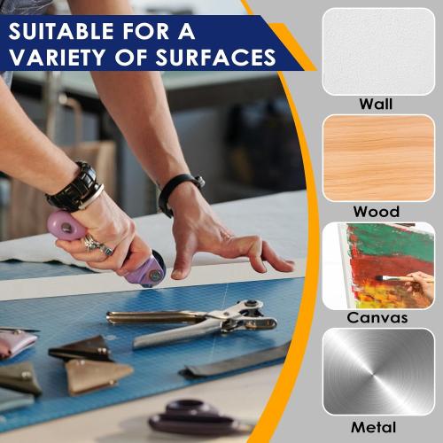 12 Pack 3x55 Masking Tape 3 Inch Wide Bulk, Beige, General Purpose White Painters Tapes for Drafting, Packing, Labeling, 3 Inch × 55 Yards Total 660 Yards