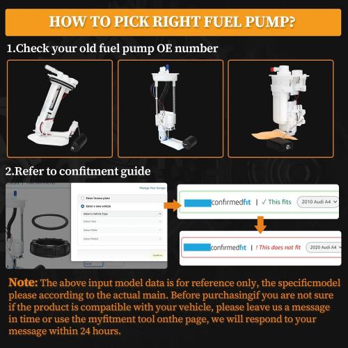 2003-2007 Fuel Pump Assembly Compatible for Ford F250 F350 Super Duty 2003-2007 6.0L V8 Diesel Replace 5C3Z9275BA FG201A FL0270