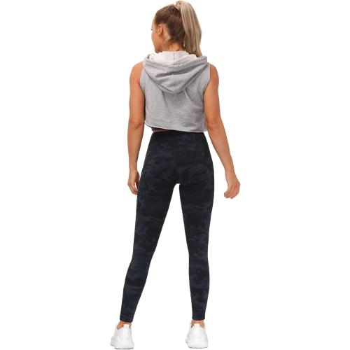 SIZE SMALL THE GYM PEOPLE Thick High Waist Yoga Pants with Pockets, Tummy Control Workout Running Yoga Leggings for Women