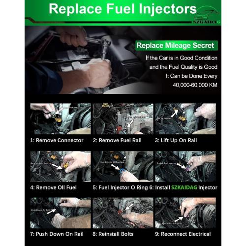 Fuel Injectors for:-Ford F150 V6 4.2L Naturally Aspirated 2005 2006 2007 2008 Set of 8 Replacement OE# FJ869, 800-1905N, 8001905N, CM-5105, CM5105, 5L3Z9F593AA, 5C3Z9F593AA