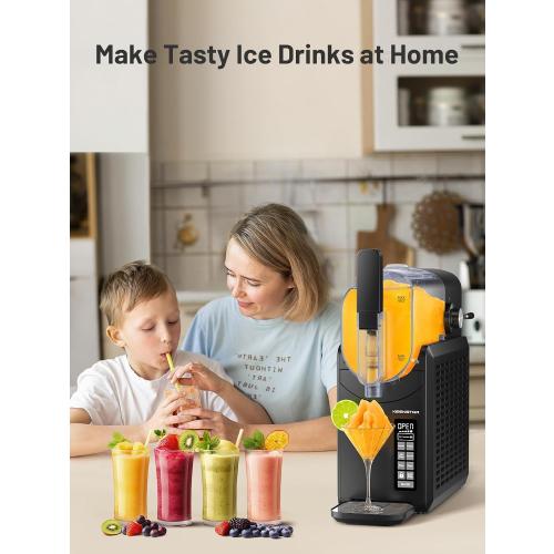 KEENSTAR Slushie Machine, 88oz Slushy Machine for Home with Self-Cleaning, Professional Frozen Drink Maker, No Ice Needed, 5 Preset Programs for Frozen Margaritas, Frappés, Milkshake & More