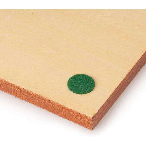 A&A 21.25 Professional Wooden Tournament Chess Board/Mahogany & Maple Inlaid / 2.25 Squares w/o Notation