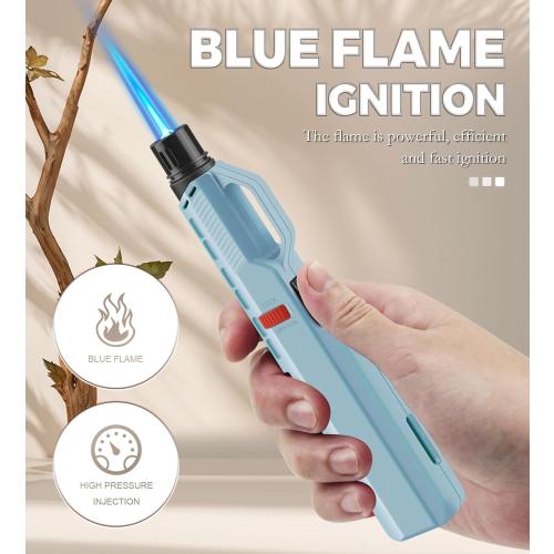 4 Pack of Torch Lighter, Windproof Adjustable Jet Flame, with Safety (NO Gas)