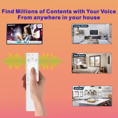 for Samsung Frame TV Remote, for 2018-2025 Samsung Remote Control for Smart TV with Voice Control. No Solarcell. 2-Year Warranty.