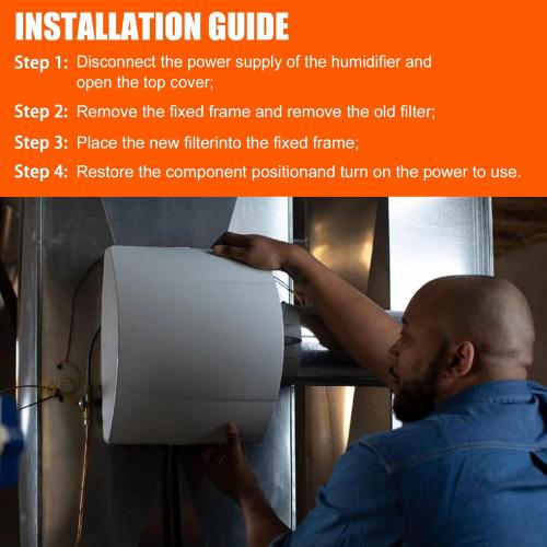 for Aprilaire 4839 Humidifier Maintenance Kit Humidifier Models 600, No. 35 Water Panel Humidifier Replacement Filter Compatible with Aprilaire Humidifier Models 600, 600A, 600M