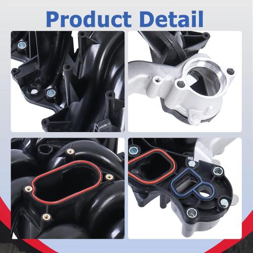 615-188 Upper Intake Manifold Compatible with 2000-2003 Ford F150 F250 F350 E150 E250 E350 E450 5.4L V8