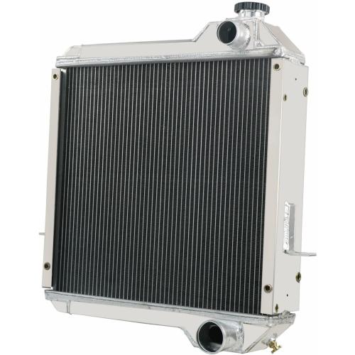 4 Core Row Radiator for Case Backhoe 570 580L 580SSL 590SL 4300 P85 234876A1 234876A2 570LXT 570XMT 580 Super L 580L 580M 580SL 580SM 590 Super L 584E 585E 585G 439 All Aluminum Radiator