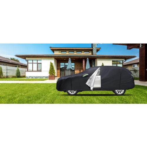 Car Cover Custom Fit for Toyota RAV4 1996-2025,Honda CRV 1997-2025, 6 Layers Truck Cover Waterproof All Weather for Automobiles,Outdoor Full Exterior Cover,Rain, Sun, Wind Protection,Black ‼️USED ‼️has mild dust and trash‼️