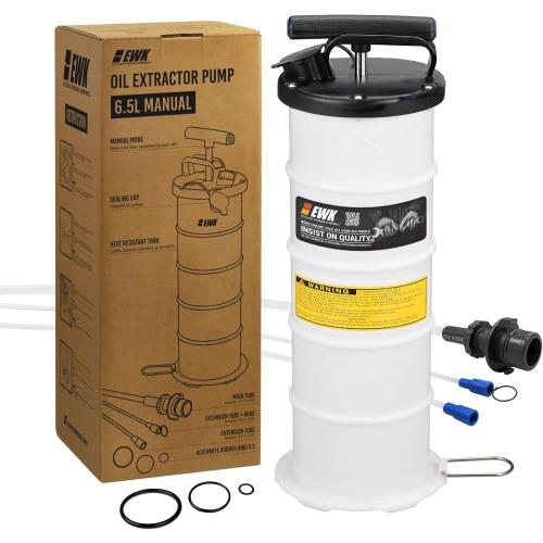 EWK 6.5L Manual Oil Extractor Pump for Automotive Fluids, Cars, Jet Skis, and More