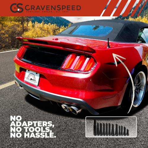 CravenSpeed Stubby Antenna Compatible with Ford Focus 2008-2018 | 4 Inches | Short Antenna Replacement | Made in The USA