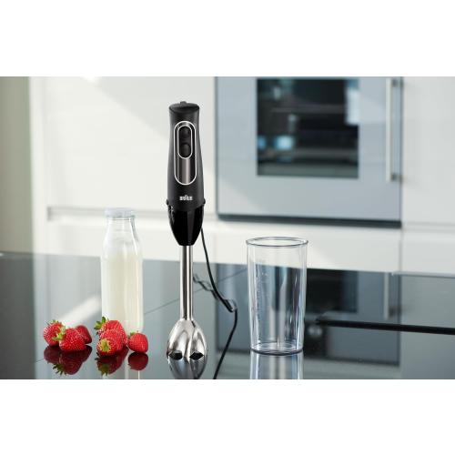 Braun MultiQuick 5 Immersion Hand Blender with Dual Speed   Turbo and Patented Technology, 350W - Includes Beaker and Whisk, Black, MQ505❗MAY HAVE MISSING PIECES/NEEDS CLEANING ❗