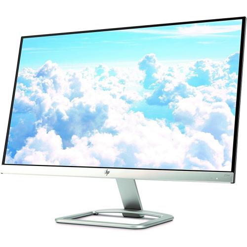 White HP 23er 23-inch Full HD IPS LED Backlit Zero Bezel White Monitor(T3M84AA#ABA) (Renewed)