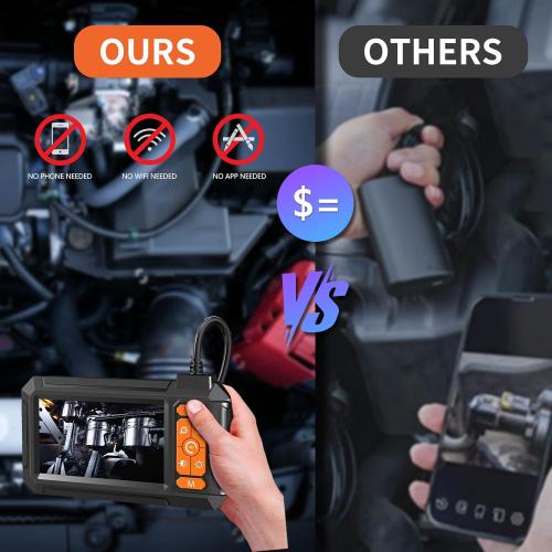 Daxiongmao Endoscope Camera with Light, 1080P HD Borescope