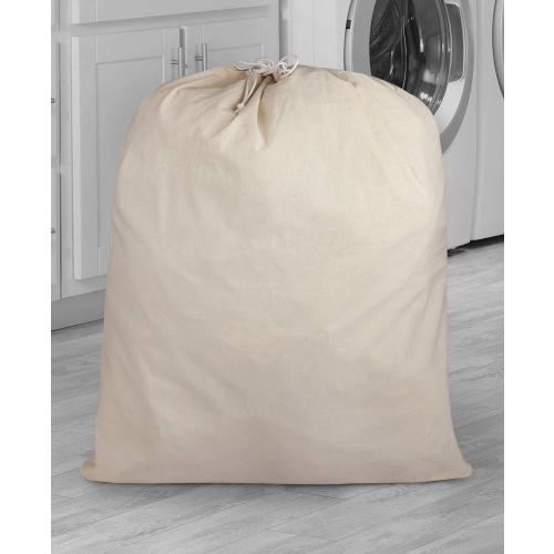 Urban Villa Laundry Bags 4-Pack 28”x36 Extra-Large Cotton Canvas Heavy Duty Washable Durable Travel Laundry Sacks with Drawstring Closure Reusable Hamper Liners for Dirty Clothes Delicates & Lingerie
