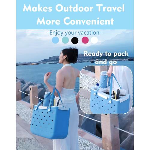 Top Cup Phone Holder Tray Storage Lid for Stanley Compatible with Bogg Bag XL Cover, Cup Organizer Holder Waterproof Silicone Multifunctional Storage Box for Outdoor Beath Camping Travel (Gray, XL)