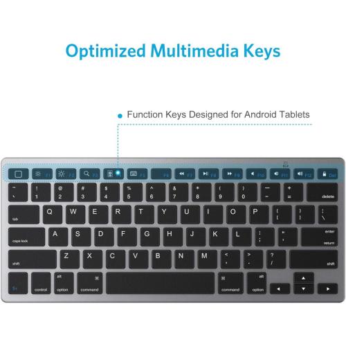 OMOTON Bluetooth Keyboard for iPad 10th Generation 9th, 8th, 7th, iPad Pro 13/12.9/11 inch, iPad Air/Mini, Wireless Keyboard for Bluetooth Enabled Devices