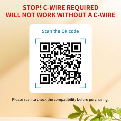 Smart Thermostat for House, WiFi Programmable Thermostat, Compatible with Alexa and Google Assistant, Remote Control Tuya/Smart Life, ????-???????????????? ????????????????????????????????