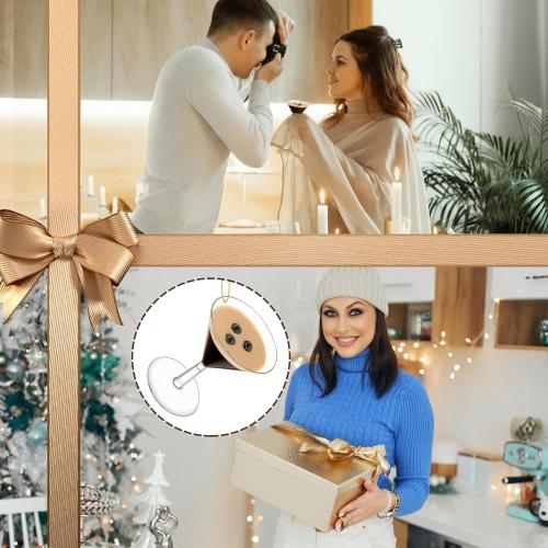 Soulchen 4 Pcs 3D Christmas Espresso Martini Hanging Ornament for Christmas Tree Decoration Martini Decor Birthday Gifts for Espresso Lover