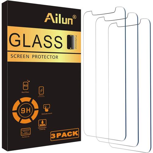 Ailun Screen Protector for iPhone 12 / iPhone 12 Pro 2020 6.1 Inch 3 Pack Case Friendly Tempered Glass