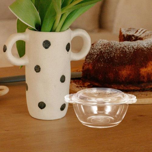 Generic Glass Food Steamer, Steamed Egg Bowl Cover, Microwave Egg Cooker for Home Kitchen, Heat Resistant Glass Mixing Bowl for Pudding and Milk Dessert