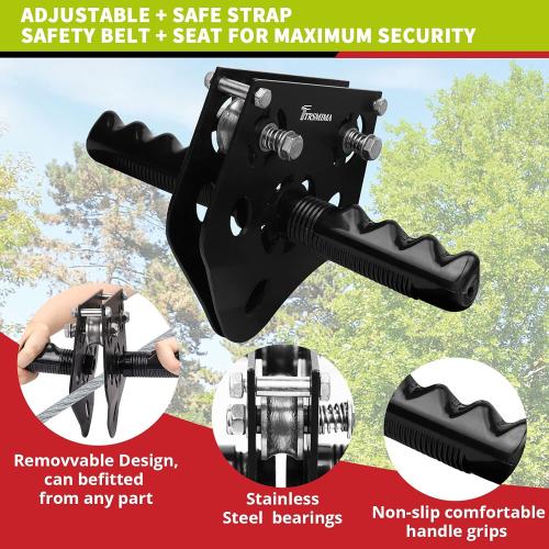 150/180/200 Feet Zip Line Kit for Kids and Adult Up to 330 lb - Updated Removable Design Trolley and Thickened Seat Rust Proof W/Safety Harness - Zipline Kits for Backyard