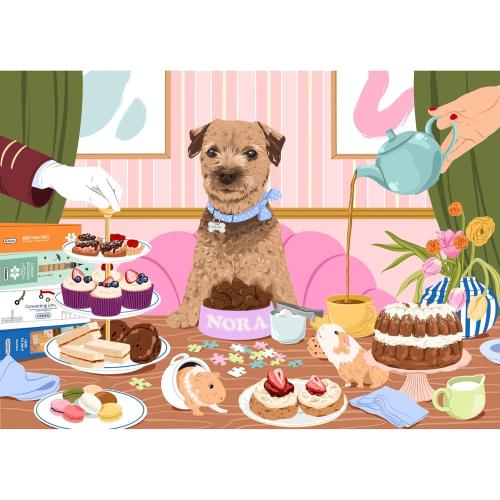 Puzzle by Gibsons - Puzzle: 1000 Nibbles with Nora – 1000 Piece Puzzles for Kids and Adults – Ages 12