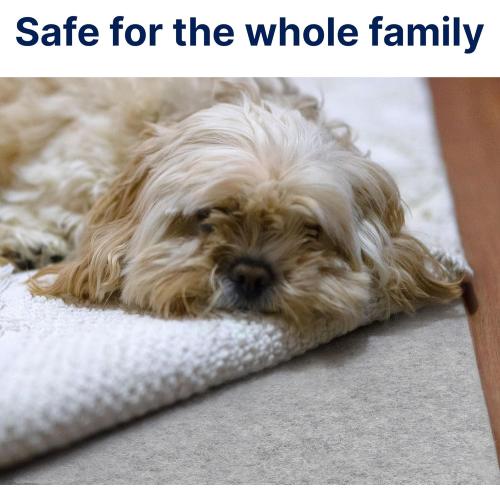 RUGPADUSA - Eco-Plush -  Thick - 100% Felt - Premium Cushioned Rug Pad - Available in 3 Thicknesses, Many Custom Sizes