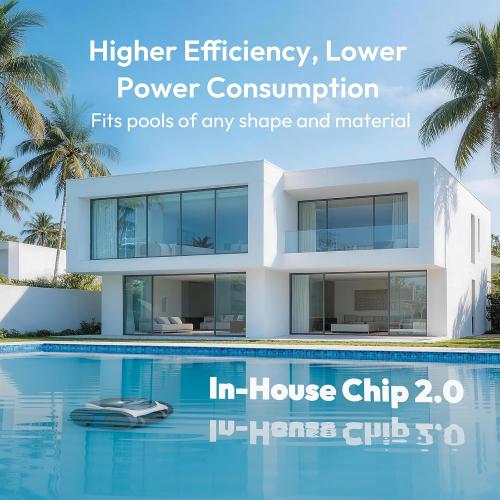 (2026 New) Bubot 700 Pool Vacuum for Inground Pools, Cordless Robotic Pool Cleaner for Above Ground Pools with 210-Min Runtime, Triple Motors, APP Control, Floor/Wall/Waterline Cleaning, Dark Grey